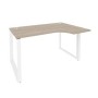 Onix O.MO-SA-2R (Дуб Аттик/Белый) Стол эргономичный правый на О-образном м/к