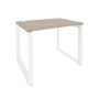 Onix O.MO-SP-1.7 (Дуб Аттик/Белый) Стол рабочий на О-образном м/к