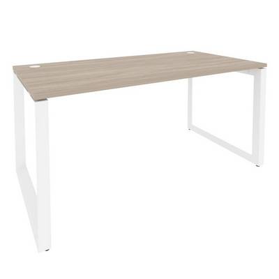 Onix O.MO-SP-4.8 (Дуб Аттик/Белый) Стол рабочий на О-образном м/к