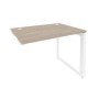 Onix O.MO-SPR-1.7 (Дуб Аттик/Белый) Стол-приставка на О-образном м/к к опорным элементам