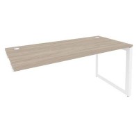 Onix O.MO-SPR-4.7 (Дуб Аттик/Белый) Стол-приставка на О-образном м/к к опорным элементам