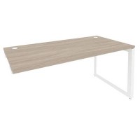 Onix O.MO-SPR-4.8 (Дуб Аттик/Белый) Стол-приставка на О-образном м/к к опорным элементам