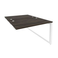 Onix O.MO-D.SPR-2.8 (Дуб Мали/Белый) Стол-приставка двойной на О-образном м/к к опорым элем.