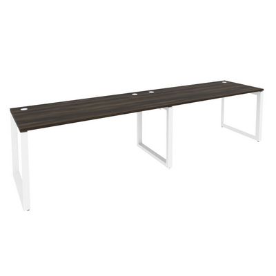 Onix O.MO-RS-2.4.7 (Дуб Мали/Белый) Рабочая станция на О-образном м/к