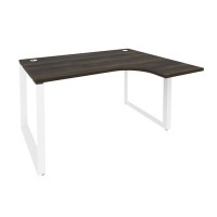 Onix O.MO-SA-3R (Дуб Мали/Белый) Стол эргономичный правый на О-образном м/к