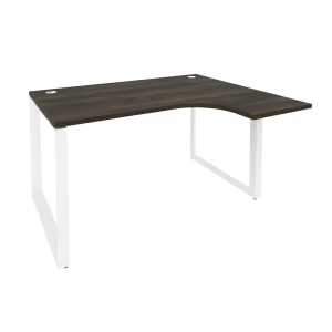 O.MO-SA-3R (Дуб Мали/Белый) Стол эргономичный правый на О-образном м/к