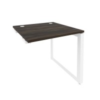 Onix O.MO-SPR-0.8 (Дуб Мали/Белый) Стол-приставка на О-образном м/к к опорным элементам