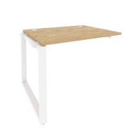 Onix O.MO-1.NRS-1.8 (Тиквуд Светлый/Белый) Наборный элемент рабочей станции на О-образном м/к