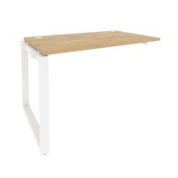 Onix O.MO-1.NRS-2.7 (Тиквуд Светлый/Белый) Наборный элемент рабочей станции на О-образном м/к