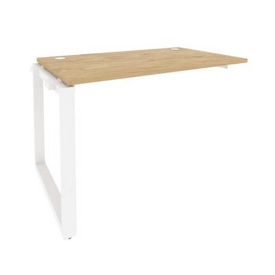 Onix O.MO-1.NRS-2.7 (Тиквуд Светлый/Белый) Наборный элемент рабочей станции на О-образном м/к