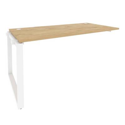 Onix O.MO-1.NRS-4.8 (Тиквуд Светлый/Белый) Наборный элемент рабочей станции на О-образном м/к