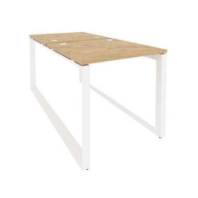 Onix O.MO-D.RS-2.0.8 (Тиквуд Светлый/Белый) Рабочая станция на О-образном м/к