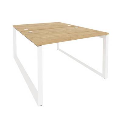 Onix O.MO-D.RS-2.2.8 (Тиквуд Светлый/Белый) Рабочая станция на О-образном м/к