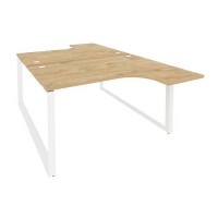 Onix O.MO-D.SA-3 (Тиквуд Светлый/Белый) Рабочая станция на О-образном м/к