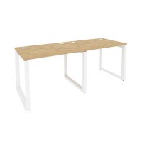 Onix O.MO-RS-2.1.7 (Тиквуд Светлый/Белый) Рабочая станция на О-образном м/к