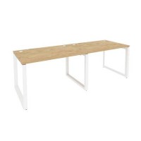 Onix O.MO-RS-2.2.8 (Тиквуд Светлый/Белый) Рабочая станция на О-образном м/к