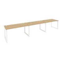 Onix O.MO-RS-3.3.7 (Тиквуд Светлый/Белый) Рабочая станция на О-образном м/к