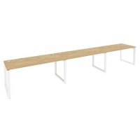 Onix O.MO-RS-3.4.7 (Тиквуд Светлый/Белый) Рабочая станция на О-образном м/к