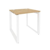 Onix O.MO-SP-0.7 (Тиквуд Светлый/Белый) Стол рабочий на О-образном м/к