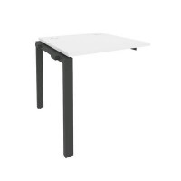 Onix O.MP-1.NRS-0.8 (Белый Бриллиант/Антрацит) Наборный элемент рабочей станции на П-образном м/к