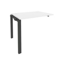 Onix O.MP-1.NRS-1.7 (Белый Бриллиант/Антрацит) Наборный элемент рабочей станции на П-образном м/к