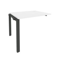 Onix O.MP-1.NRS-1.8 (Белый Бриллиант/Антрацит) Наборный элемент рабочей станции на П-образном м/к