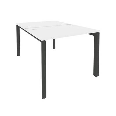 Onix O.MP-D.RS-2.1.7 (Белый Бриллиант/Антрацит) Рабочая станция на П-образном м/к