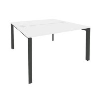 Onix O.MP-D.RS-2.3.7 (Белый Бриллиант/Антрацит) Рабочая станция на П-образном м/к