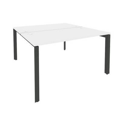 Onix O.MP-D.RS-2.3.7 (Белый Бриллиант/Антрацит) Рабочая станция на П-образном м/к