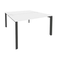 Onix O.MP-D.RS-2.3.8 (Белый Бриллиант/Антрацит) Рабочая станция на П-образном м/к