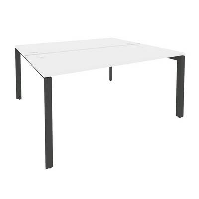 Onix O.MP-D.RS-2.4.7 (Белый Бриллиант/Антрацит) Рабочая станция на П-образном м/к