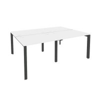 Onix O.MP-D.RS-4.1.7 (Белый Бриллиант/Антрацит) Рабочая станция на П-образном м/к