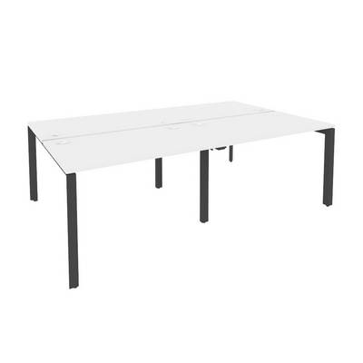 Onix O.MP-D.RS-4.2.7 (Белый Бриллиант/Антрацит) Рабочая станция на П-образном м/к