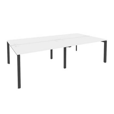 Onix O.MP-D.RS-4.3.7 (Белый Бриллиант/Антрацит) Рабочая станция на П-образном м/к