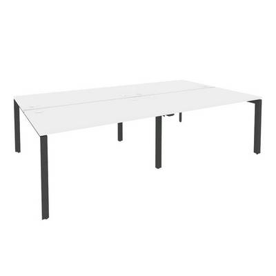 Onix O.MP-D.RS-4.3.8 (Белый Бриллиант/Антрацит) Рабочая станция на П-образном м/к