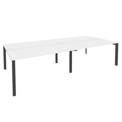 Onix O.MP-D.RS-4.4.7 (Белый Бриллиант/Антрацит) Рабочая станция на П-образном м/к