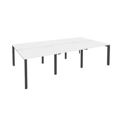 Onix O.MP-D.RS-6.1.8 (Белый Бриллиант/Антрацит) Рабочая станция на П-образном м/к