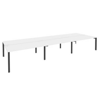 Onix O.MP-D.RS-6.4.8 (Белый Бриллиант/Антрацит) Рабочая станция на П-образном м/к