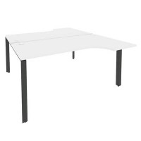 Onix O.MP-D.SA-1 (Белый Бриллиант/Антрацит) Рабочая станция на П-образном м/к