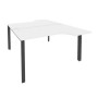Onix O.MP-D.SA-2 (Белый Бриллиант/Антрацит) Рабочая станция на П-образном м/к