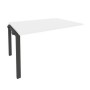Onix O.MP-NPRG-3 (Белый Бриллиант/Антрацит) Проходной наборный элемент переговорного стола