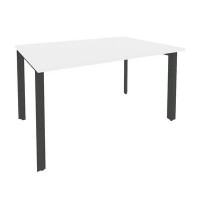 Onix O.MP-PRG-1.3 (Белый Бриллиант/Антрацит) Стол переговорный (1 столешница)