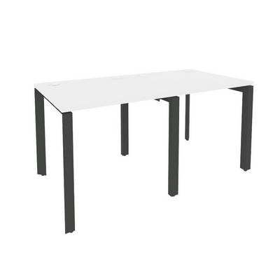 Onix O.MP-RS-2.0.8 (Белый Бриллиант/Антрацит) Рабочая станция на П-образном м/к