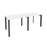 Onix O.MP-RS-2.1.7 (Белый Бриллиант/Антрацит) Рабочая станция на П-образном м/к