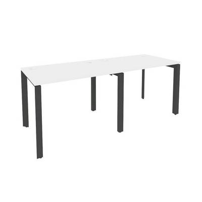 Onix O.MP-RS-2.1.7 (Белый Бриллиант/Антрацит) Рабочая станция на П-образном м/к