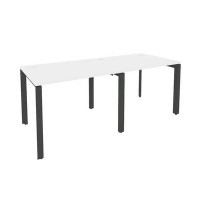 Onix O.MP-RS-2.1.8 (Белый Бриллиант/Антрацит) Рабочая станция на П-образном м/к