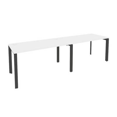 Onix O.MP-RS-2.3.7 (Белый Бриллиант/Антрацит) Рабочая станция на П-образном м/к