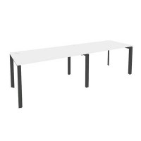 Onix O.MP-RS-2.3.8 (Белый Бриллиант/Антрацит) Рабочая станция на П-образном м/к