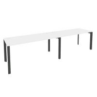 Onix O.MP-RS-2.4.7 (Белый Бриллиант/Антрацит) Рабочая станция на П-образном м/к