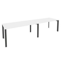 Onix O.MP-RS-2.4.8 (Белый Бриллиант/Антрацит) Рабочая станция на П-образном м/к